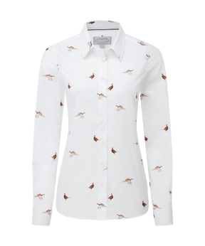 Schöffel Norfolk Shirt Dames, pheasant print