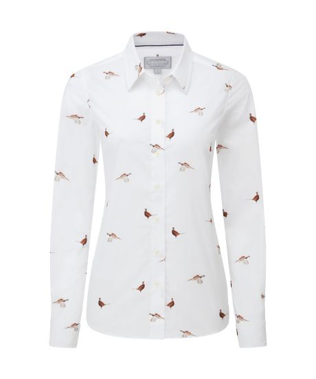Schöffel Norfolk Shirt Dames, pheasant print
