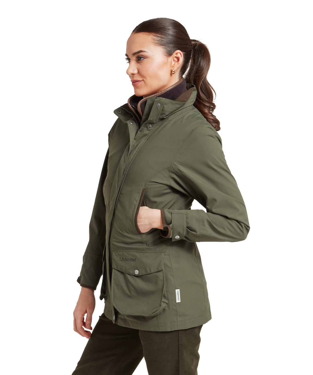 Schöffel Teal Ultralight Coat Dames, forest
