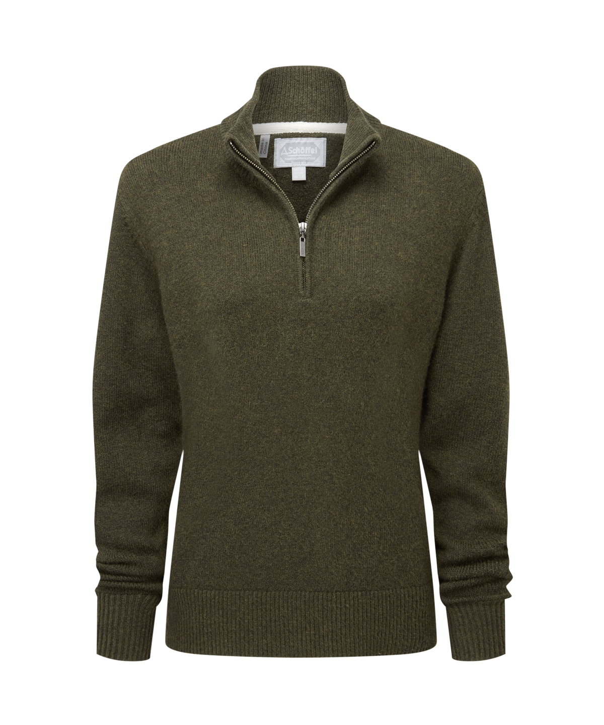 Schöffel Thoralby 1/4 Zip Jumper Dames, loden