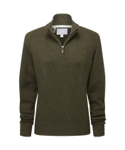 Schöffel Thoralby 1/4 Zip Jumper Dames, loden