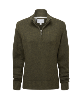 Schöffel Thoralby 1/4 Zip Jumper Dames, loden