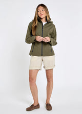 Dubarry Seamills Lichtgewicht Waterdichte dames jas, kelp