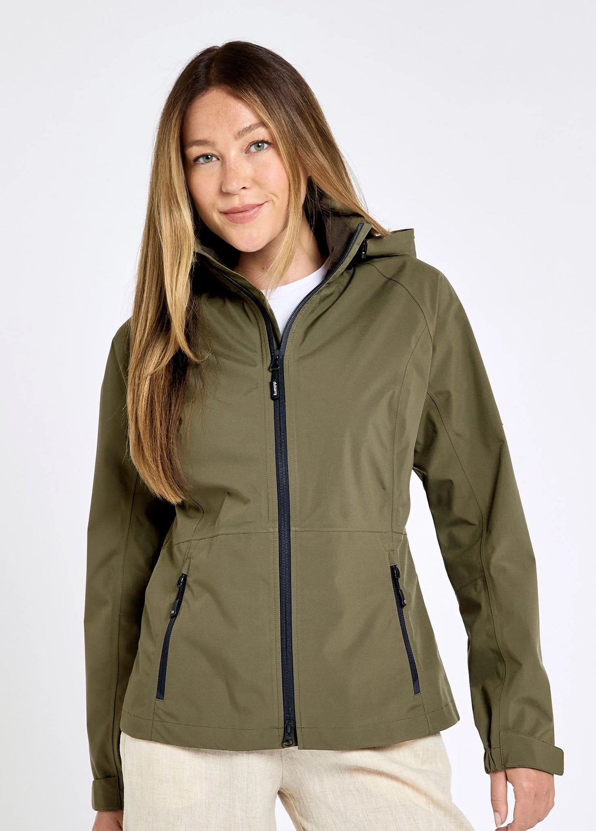 Dubarry Seamills Lichtgewicht Waterdichte dames jas, kelp