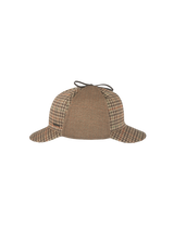 Hatland Sherlock, baseball cap met dubbele klep, beige