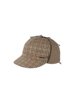 Hatland Sherlock, baseball cap met dubbele klep, beige