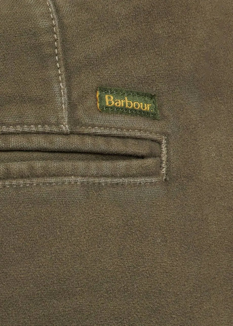 Barbour Neuston Moleskin Trousers, dark olive