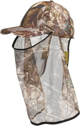 Skogen Camouflage Baseballcap met muggennet