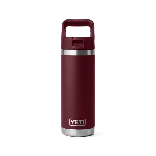 Yeti Rambler Straw Bottle, 18 oz/532 ml, wild vine red