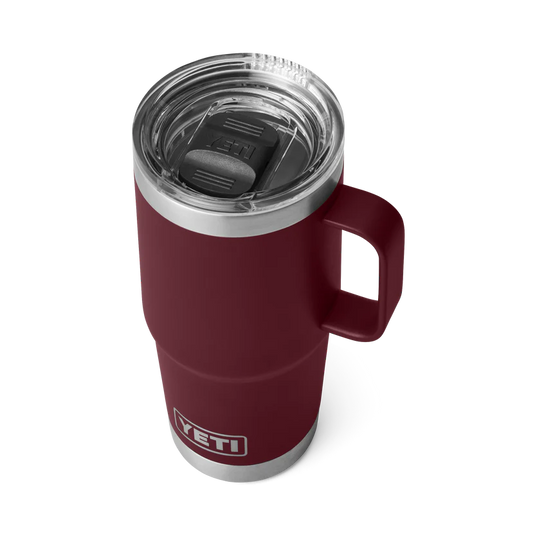 Yeti Rambler Travel Mug, 20 oz/591 ml, wild vine red