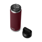 Yeti Rambler Bottle met Chug Cap, 26 oz/769 ml, wild vine red