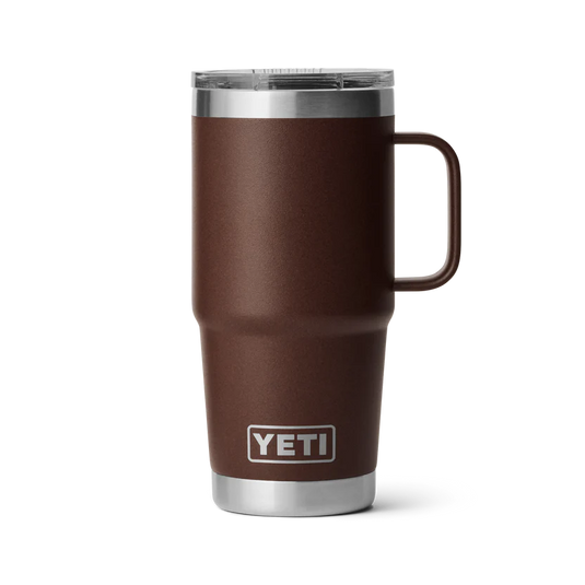 Yeti Rambler Travel Mug, 20 oz/591 ml, wetlands brown