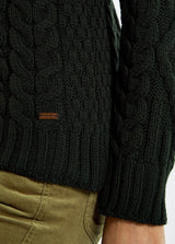 Dubarry Somers, dames roll neck trui, olive
