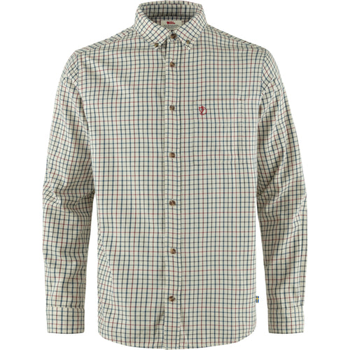 Fjällräven Sörmland Lite Flannel Shirt, chalk white/dark navy