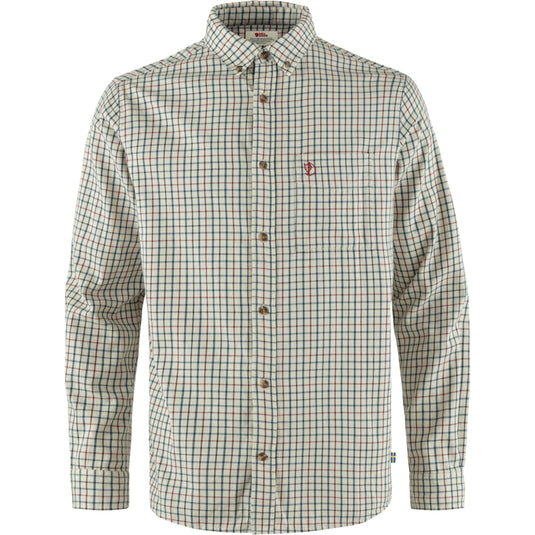 Fjällräven Sörmland Lite Flannel Shirt, chalk white/dark navy