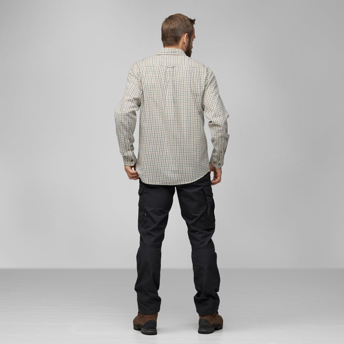 Fjällräven Sörmland Lite Flannel Shirt, chalk white/dark navy