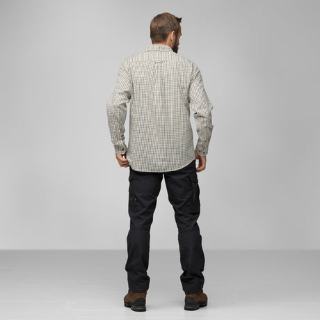 Fjällräven Sörmland Lite Flannel Shirt, chalk white/dark navy
