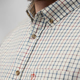 Fjällräven Sörmland Lite Flannel Shirt, chalk white/dark navy