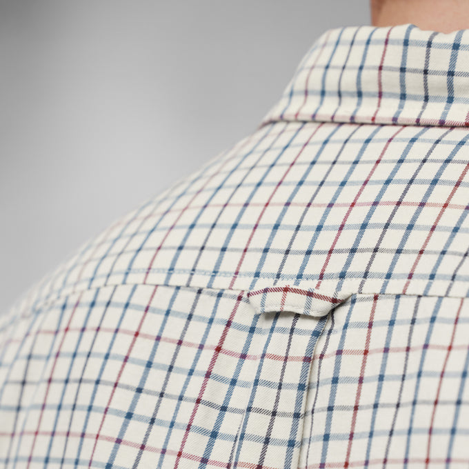 Fjällräven Sörmland Lite Flannel Shirt, chalk white/dark navy