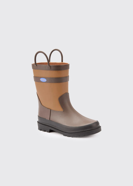 Dubarry Splash, waterdichte regenlaars voor kinderen, walnut