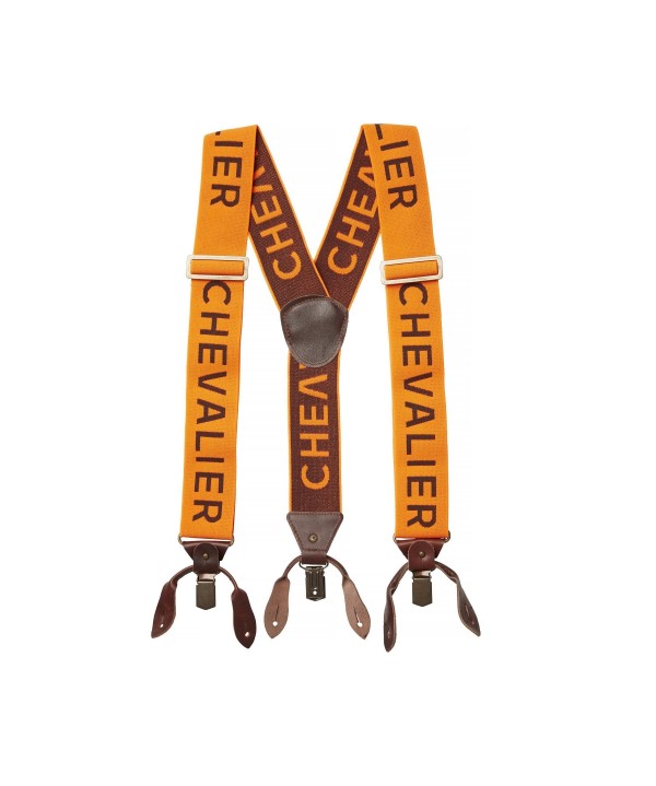 Afbeelding laden in Galerijviewer, Chevalier Logo Suspenders, high vis orange
