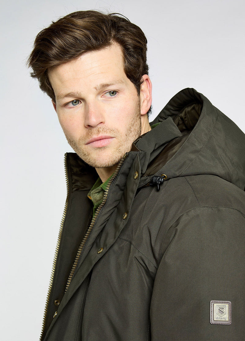 Afbeelding laden in Galerijviewer, Dubarry Swiftsheath Heren Dons Parka, olive
