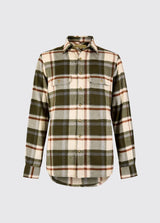 Dubarry Townley Heren Overhemd, geruwd katoen, dusky green