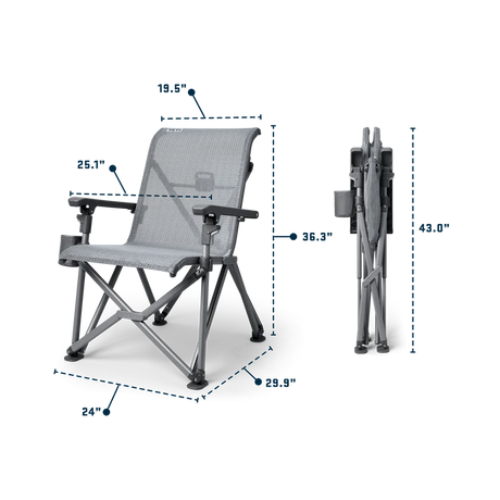 Yeti Trailhead Camp Chair, charcoal