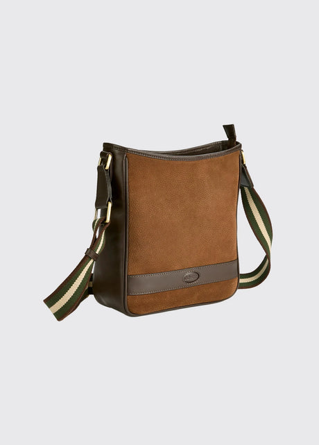 Dubarry Tullyfern, suède handtas, walnut