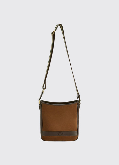 Dubarry Tullyfern, suède handtas, walnut