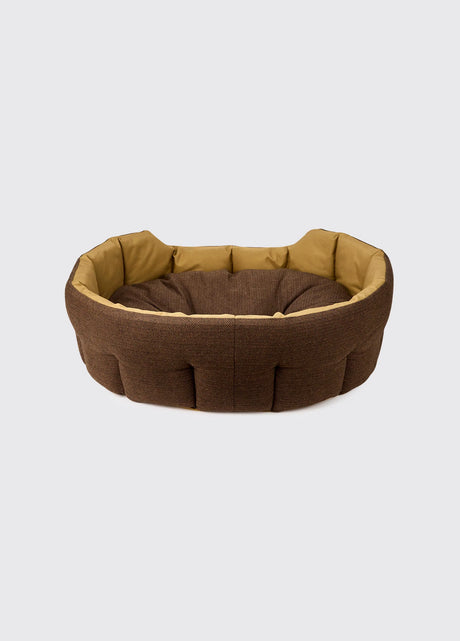 Dubarry Buster hondenmand, herringbone tweed