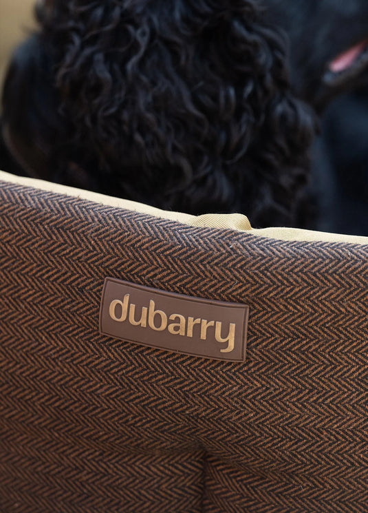 Dubarry Buster hondenmand, herringbone tweed, medium