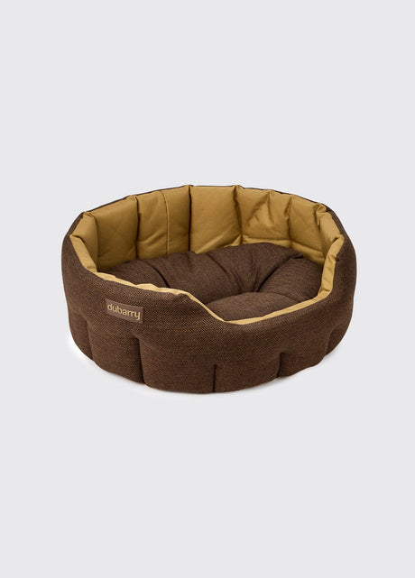 Dubarry Buster hondenmand, herringbone tweed