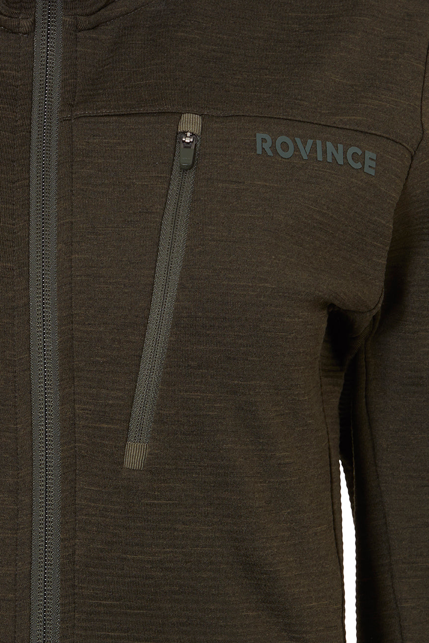 Rovince Fleece Jacket Flexline Woman, olive green