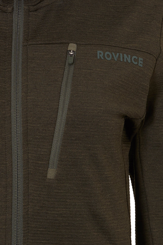 Rovince Fleece Jacket Flexline Woman, olive green