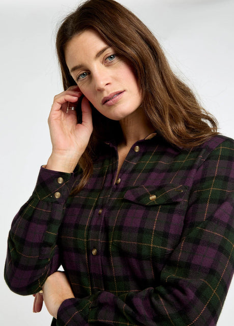 Dubarry Wildprivet Dames Outdoor Blouse, damson