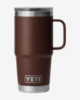 Yeti Rambler met stronghold deksel, reismok, 20 oz/591 ml, wetlands brown