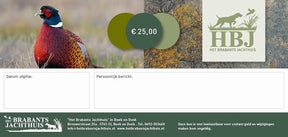 Cadeaubon HBJ € 25 - Het Brabants Jachthuis