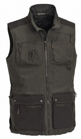 Pinewood Dog Sports Vest D.Olive/Suede Brown Men - Het Brabants Jachthuis