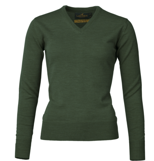 Laksen Carnaby V-Neck Olive - Het Brabants Jachthuis