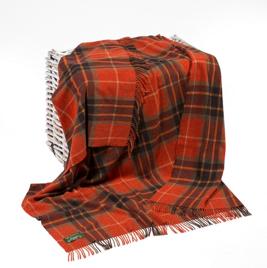 John Hanly Lambswool Throw 633 - Het Brabants Jachthuis