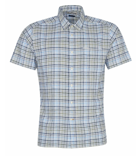 Barbour Starmer S/S Shirt Olive - Het Brabants Jachthuis