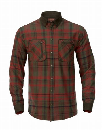 Härkila Pajala Shirt Red Autumn Check - Het Brabants Jachthuis