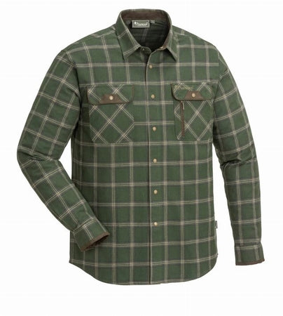 Pinewood Prestwick Exclusive Shirt Moss Green D Brown - Het Brabants Jachthuis