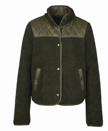 Barbour Aspen Fleece Olive - Het Brabants Jachthuis