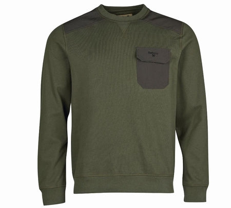 Barbour Holkham Crew Olive - Het Brabants Jachthuis