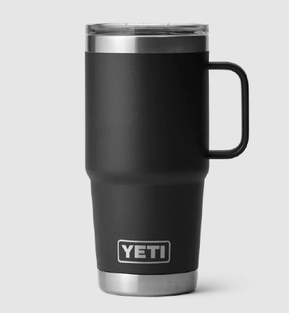 Yeti Rambler 591ML Met Stronghold Deksel Black - Het Brabants Jachthuis