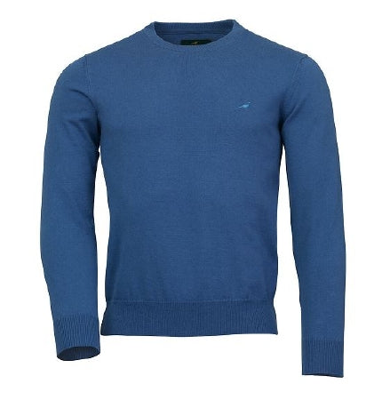 Laksen Hardwick O-Neck Indigo - Het Brabants Jachthuis